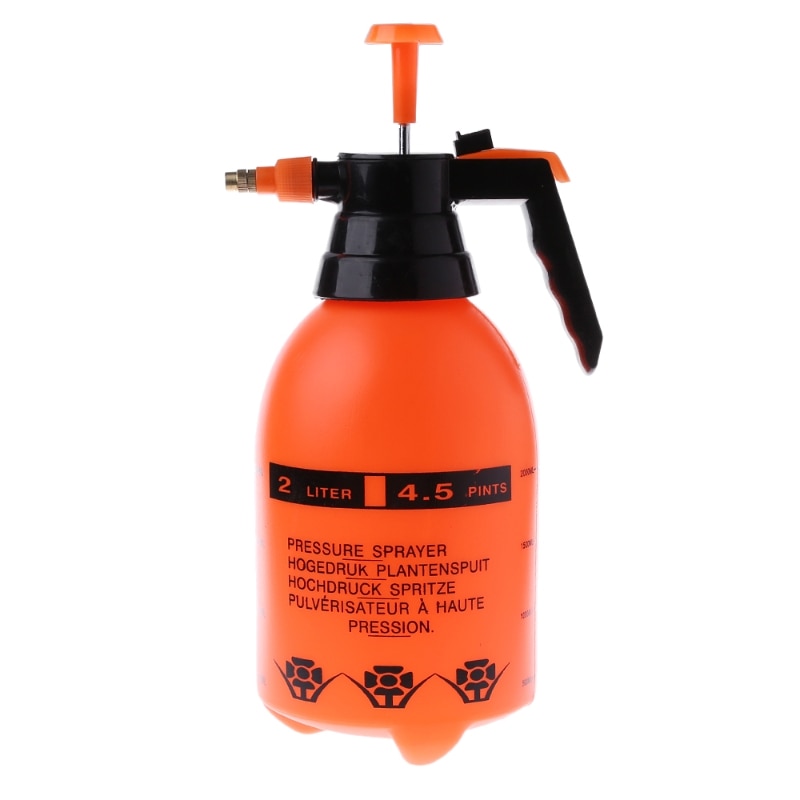 2.0L Car Washing Pressure Spray Pot Auto Clean Pump Sprayer Bottle Pressurized Spray Bottle High Corrosion Resistance