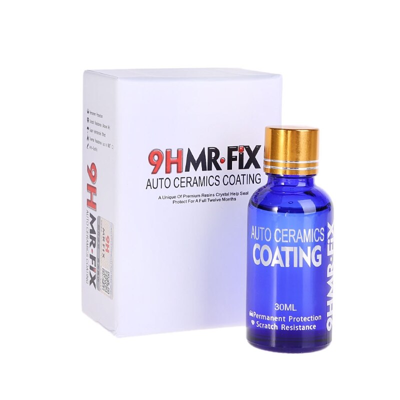 30ML 9HMR FIX Coating Car Paint AntiScratch Glass Car Polish Liquid Ceramic Coat J60F