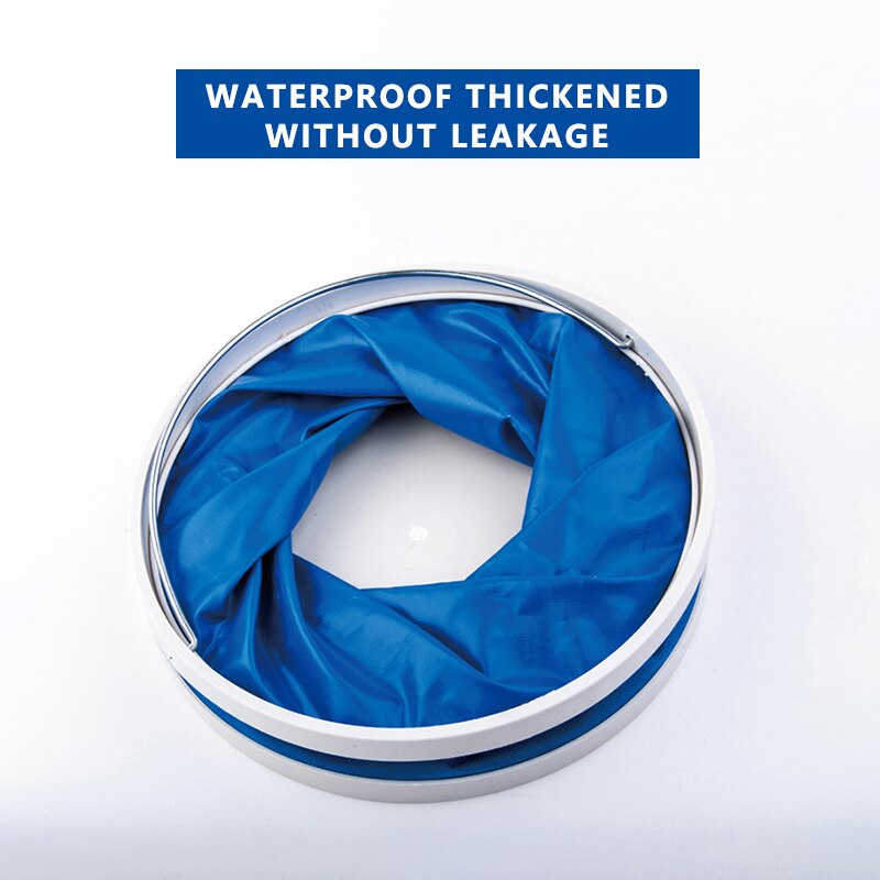 9/11/13L Portable outdoor folding bucket camping barbecue fishing car bucket for car washing