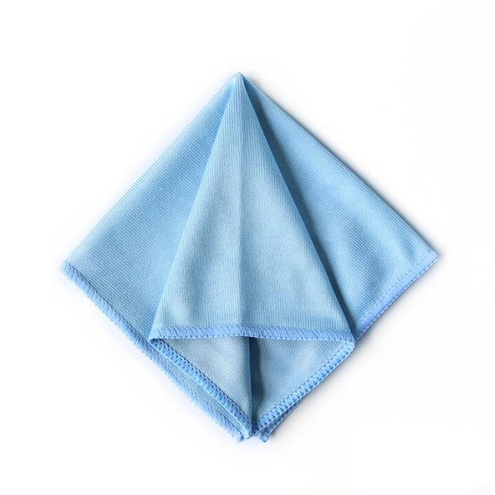 1P Car Microfiber Glass Cleaning Towel Stainless Steel Polishing Shine Cloth Window Windshield Cloth 12"x12"