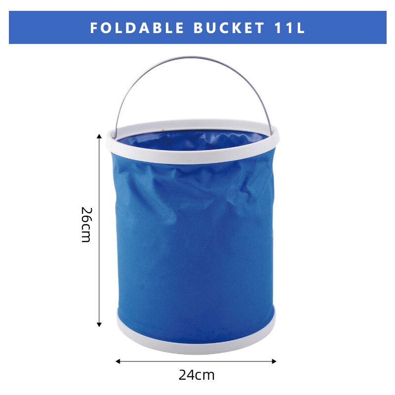 9/11/13L Portable outdoor folding bucket camping barbecue fishing car bucket for car washing
