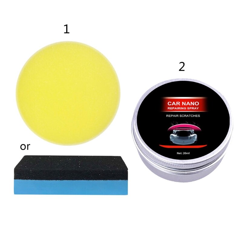 Car Scratch Repair Agent Solid Wax Safety Polish Ceramic Coat Detailing Cleaner Practical Automotive Clean Products