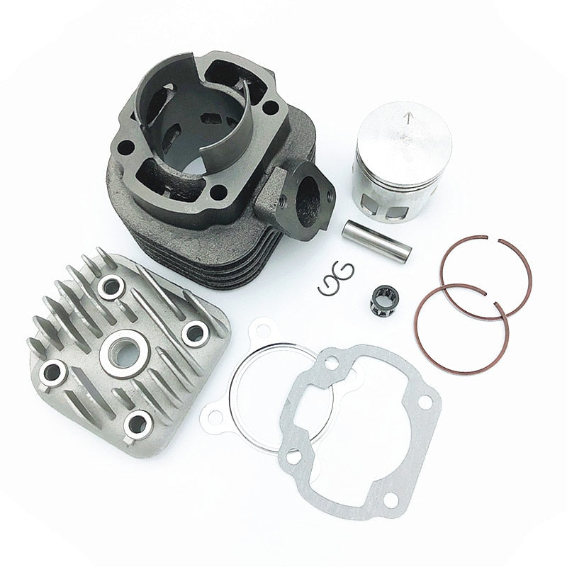 47mm Big Bore Cylinder Piston (10mm Pin) for Yamaha 2 Stroke Scooter Minarelli 1E40QMB JOG50 KEEWAY Hurricane 50  Stels ZIP 50