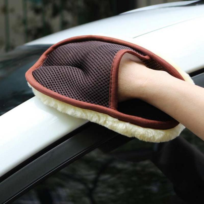 1pcs Car Cleaning Household Cleaning Sponge Cloth Car Wash Gloves Car Washing Gloves Cleaning Brush Car Detailing Gloves
