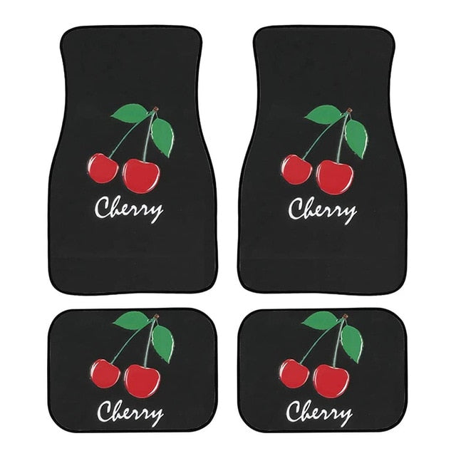 Universal Car Floor Foot Mats Fit For Most Cars 4pcs/Set All Weather Guard Non-Slip Mat Carpet For Peugeot 206 207 2008 407 307