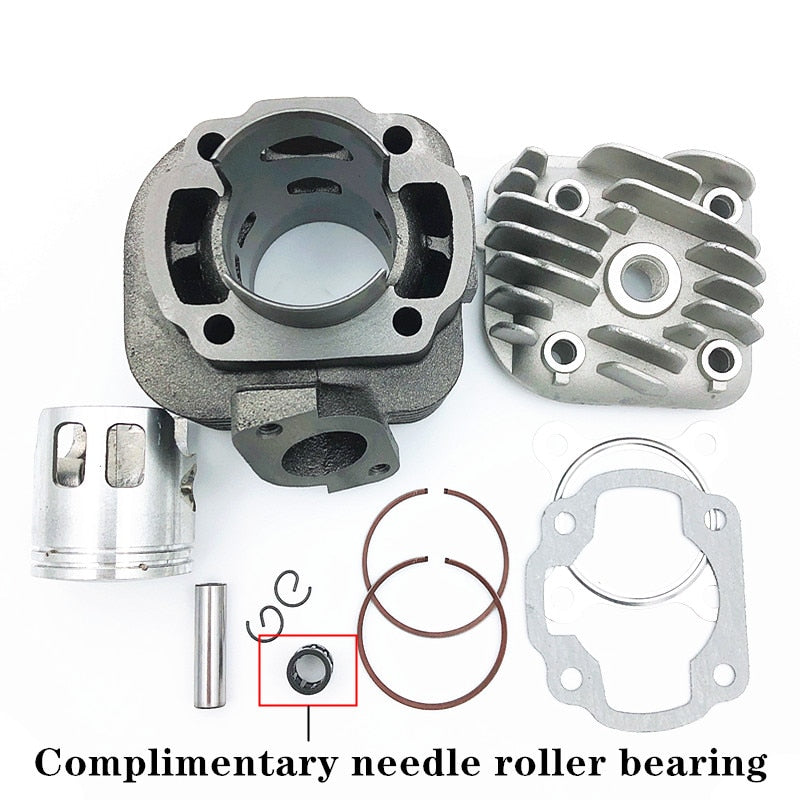 47mm Big Bore Cylinder Piston (10mm Pin) for Yamaha 2 Stroke Scooter Minarelli 1E40QMB JOG50 KEEWAY Hurricane 50  Stels ZIP 50