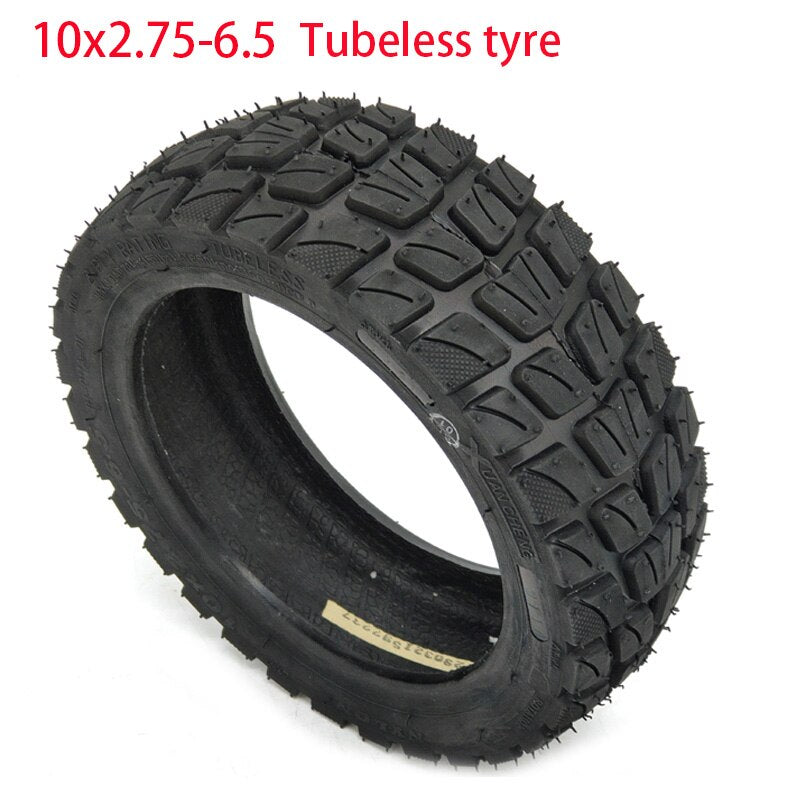 New 2021 Good Quality 10x2.75-6.5 Tubeless Road Tire For 10 Inch Scooter Wheels