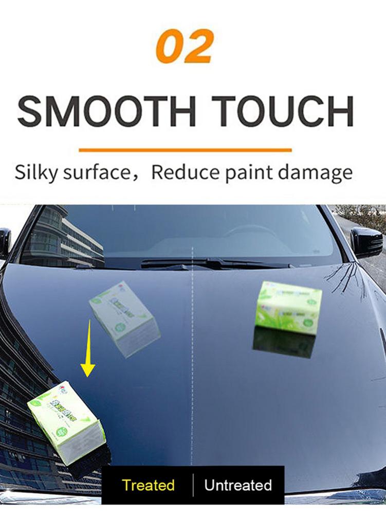 220g Car Wax Crystal Plating Hard Glossy Wax Layer High-Gloss Black Solid Car Ceramic Surfaces Coating Waterproof Film Polishing