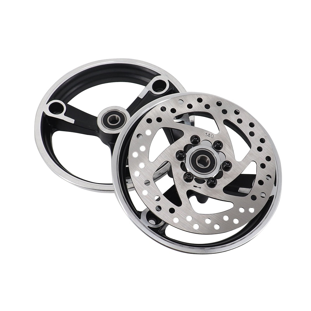 10inch Alumnium Alloy rims hub with 140mm brake Disc for Electric Scooter Balancing Hoverboard 10 inch tyres pneumatic wheels