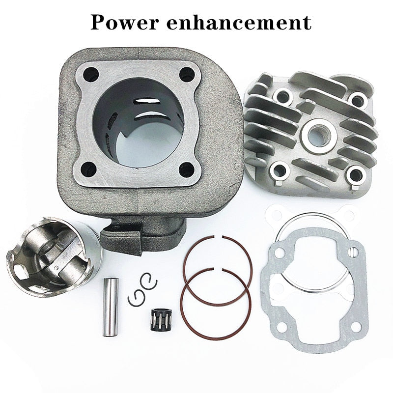 47mm Big Bore Cylinder Piston (10mm Pin) for Yamaha 2 Stroke Scooter Minarelli 1E40QMB JOG50 KEEWAY Hurricane 50  Stels ZIP 50