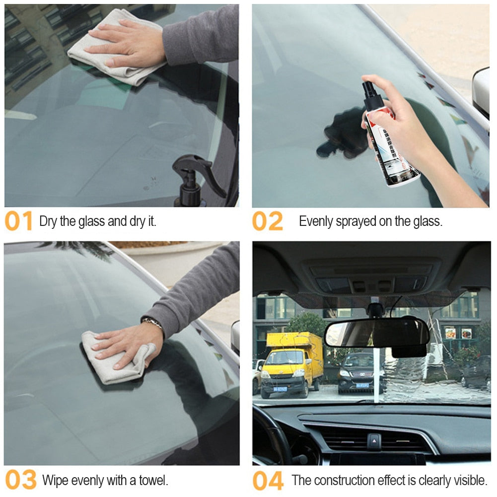 Car Windshields ceramic car coating Rearview Rain Repellent Coating Nano-coated Glass PlatedCrystal liquid car glass Coating