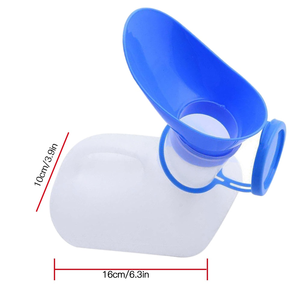 Portable Urinal Male & Female Emergency Urinal Pee Bottle Outdoor Camping Travel Reusable Car Toilet Pee Bottle 1000ml/750ml 1Pc