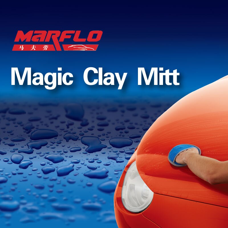 Magic Clay Mitt Clay Bar Cloths Brushes Microfiber Towel Auto Detailing Tools Car Paint Cleaner MARFLO 1PC Car Clean Glove