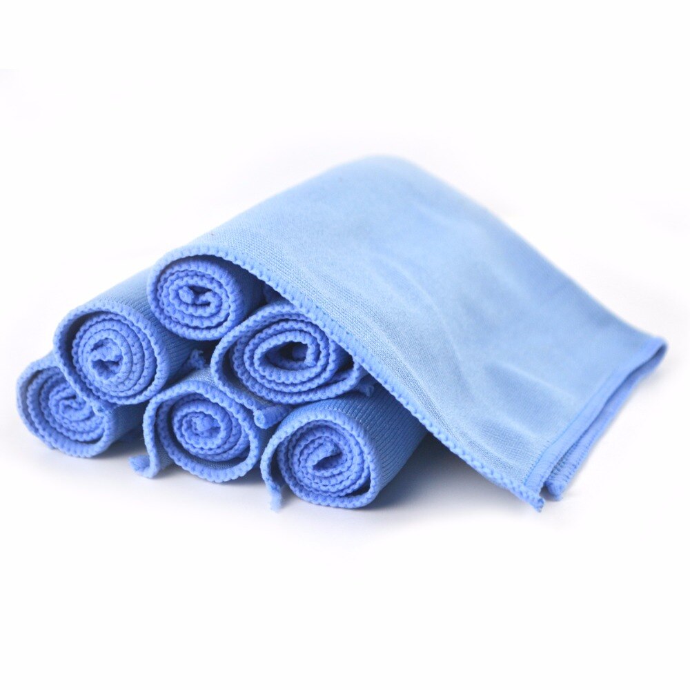 1P Car Microfiber Glass Cleaning Towel Stainless Steel Polishing Shine Cloth Window Windshield Cloth 12"x12"