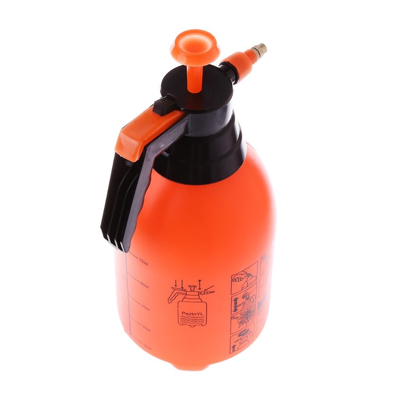 2.0L Car Washing Pressure Spray Pot Auto Clean Pump Sprayer Bottle Pressurized Spray Bottle High Corrosion Resistance