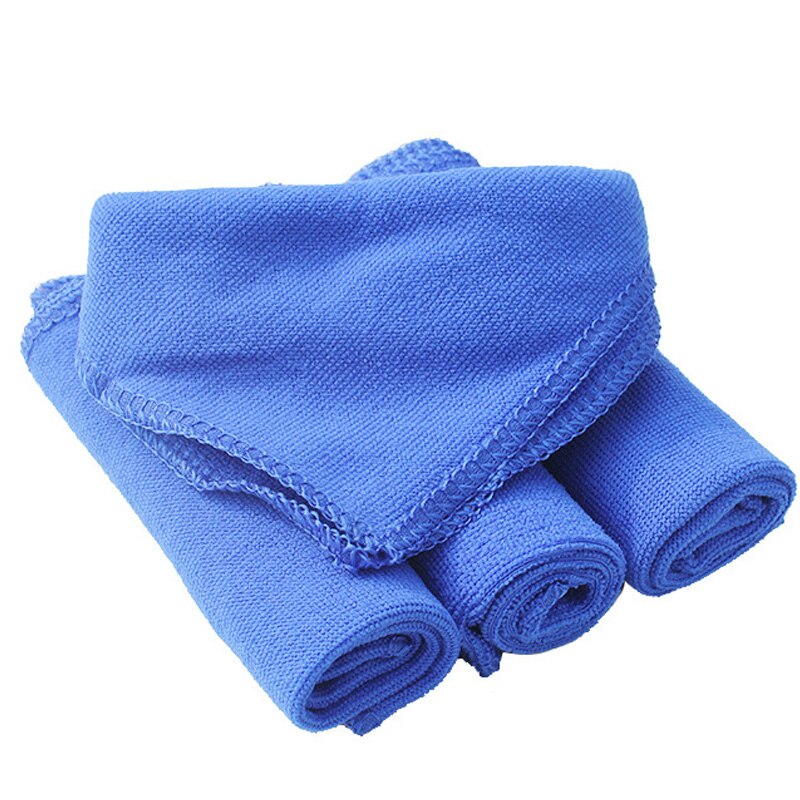 2PCS 30*30cm Car Cleaning Cloths Absorbent Wash Cloth Car Auto Care Microfiber Cleaning Towel Kitchen Helper