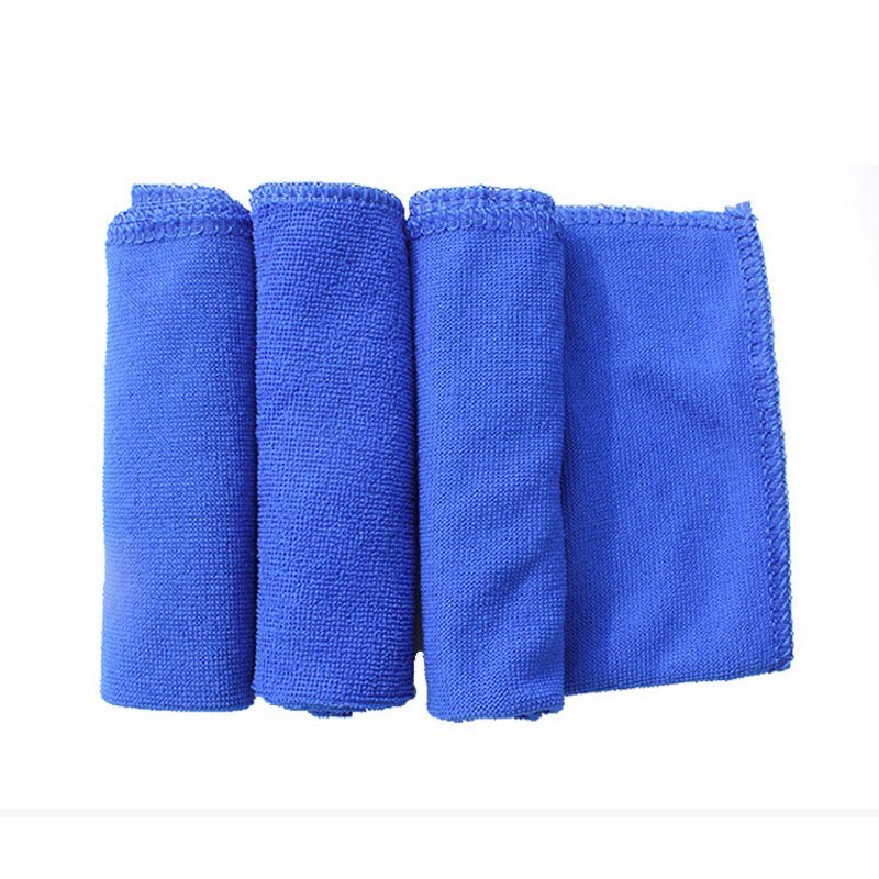 2PCS 30*30cm Car Cleaning Cloths Absorbent Wash Cloth Car Auto Care Microfiber Cleaning Towel Kitchen Helper