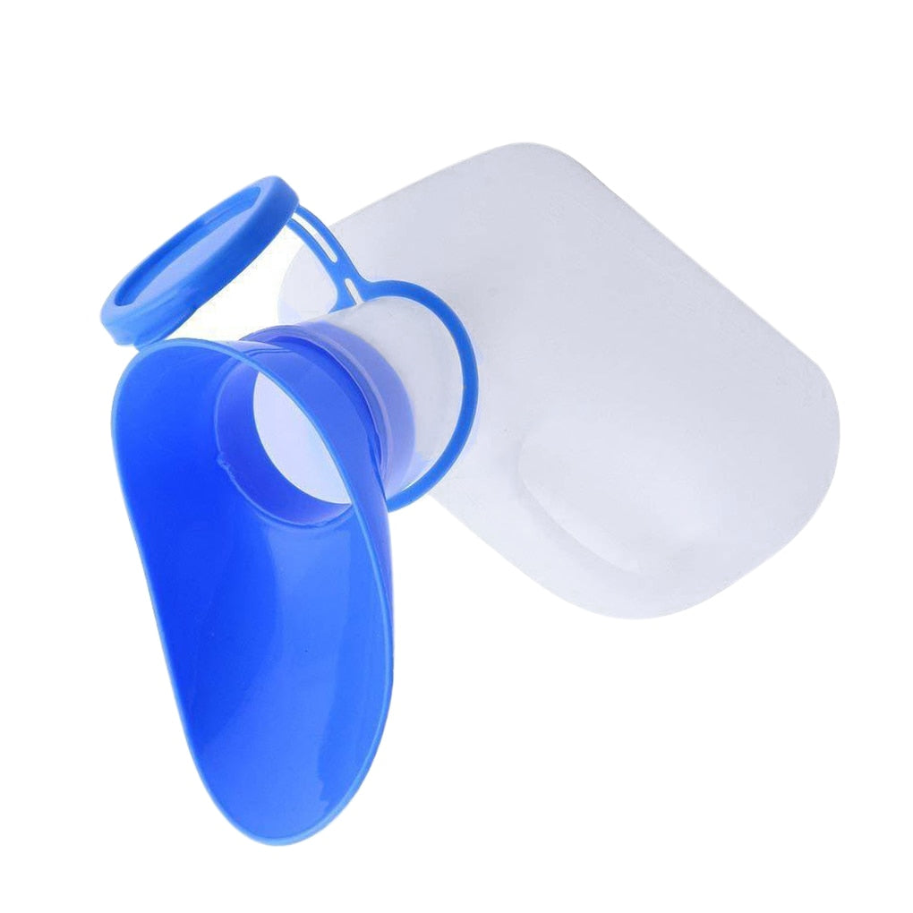 Portable Urinal Male & Female Emergency Urinal Pee Bottle Outdoor Camping Travel Reusable Car Toilet Pee Bottle 1000ml/750ml 1Pc