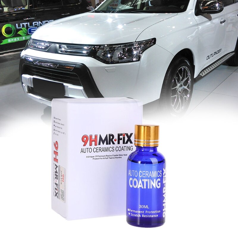 30ML 9HMR FIX Coating Car Paint AntiScratch Glass Car Polish Liquid Ceramic Coat J60F