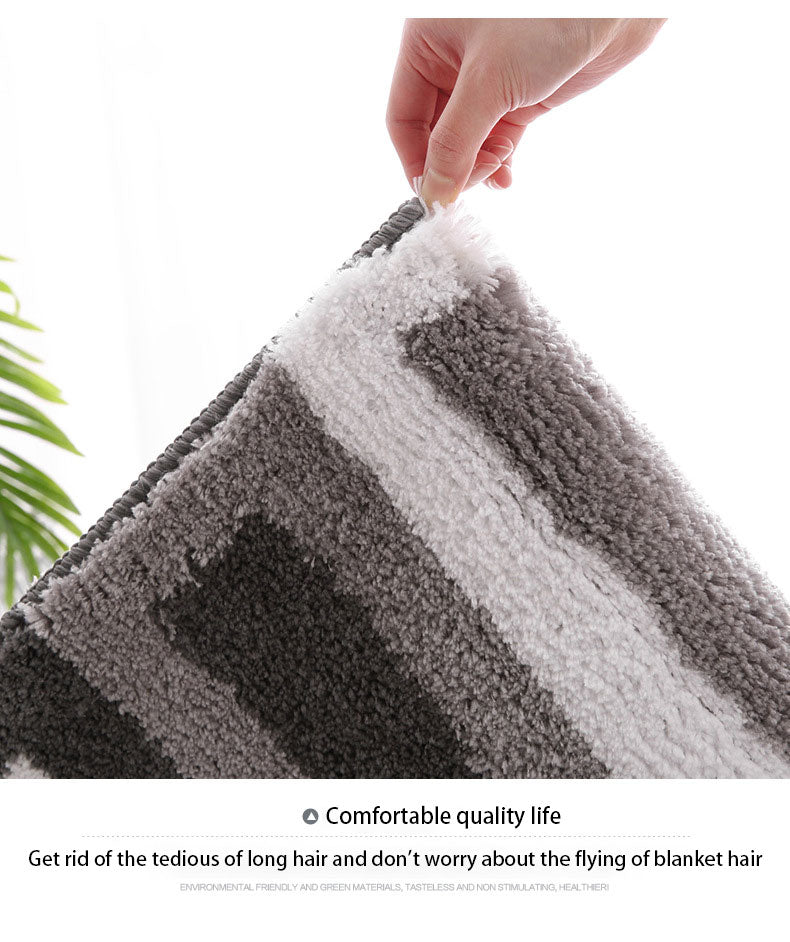 Flocking Bath Carpet Floor Mats for Indoor Household Bathroom Bathtub Non Slip Rubber Backing Absorbent Bath Mats Entrance Rug