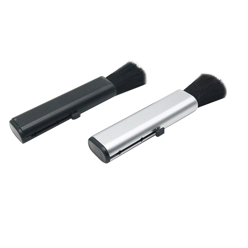 1 Pcs Car Conditioning Air Outlet Brush Retractable Cleaning Brush Computer Keyboard Cleaning Plastic Small Soft Brush