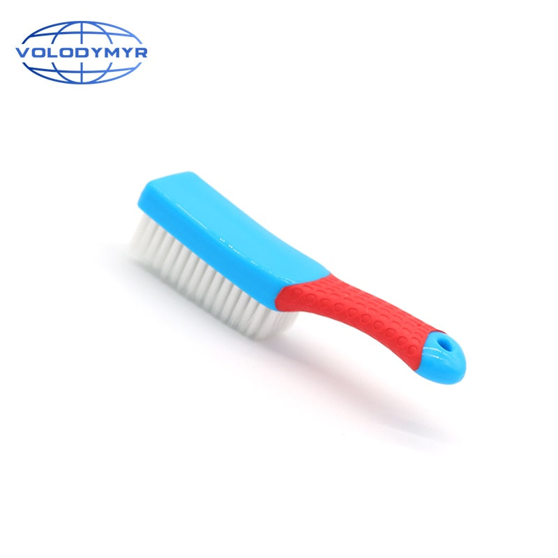Carpet Interior Rubber Handle Brush Dense Hair Car Cleaning Products Washing Tools for Auto Detailing  Floor Mat