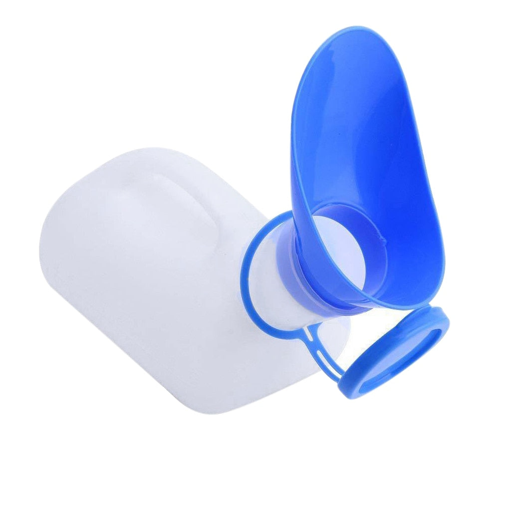 Portable Urinal Male & Female Emergency Urinal Pee Bottle Outdoor Camping Travel Reusable Car Toilet Pee Bottle 1000ml/750ml 1Pc