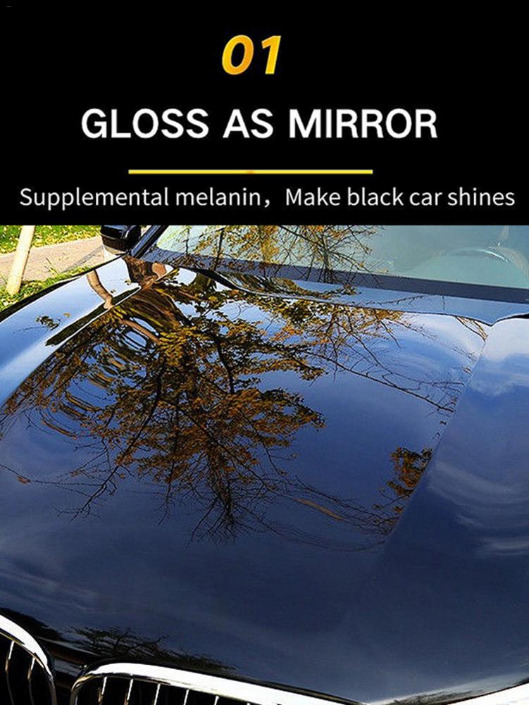 220g Car Wax Crystal Plating Hard Glossy Wax Layer High-Gloss Black Solid Car Ceramic Surfaces Coating Waterproof Film Polishing