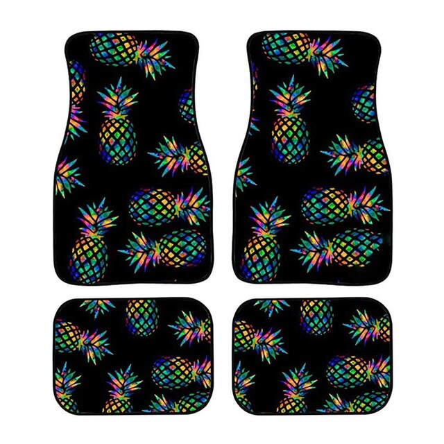Universal Car Floor Foot Mats Fit For Most Cars 4pcs/Set All Weather Guard Non-Slip Mat Carpet For Peugeot 206 207 2008 407 307