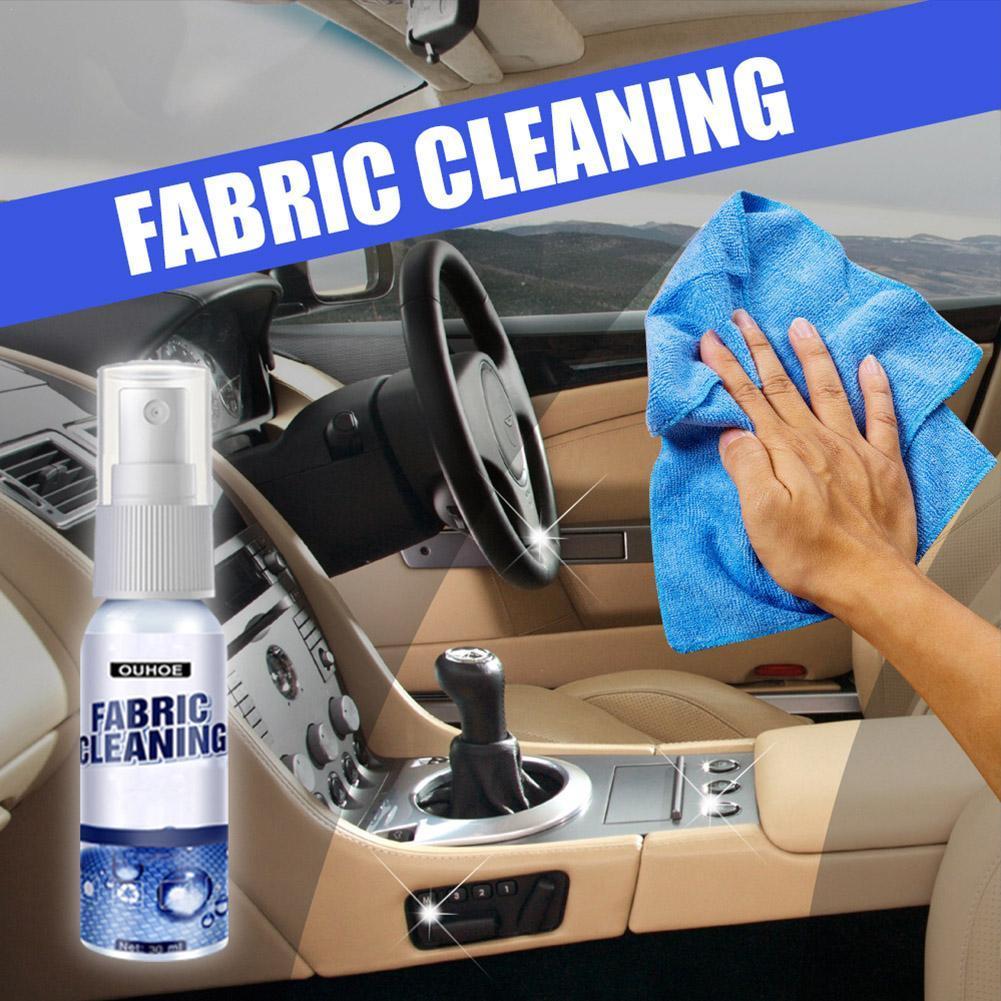 Car Interior Fabric Cleaning Agent 100ml Multi-purpose Cleaning Agent Spray Water-free Cleaning Agent Auto Roof Dash Cleaning