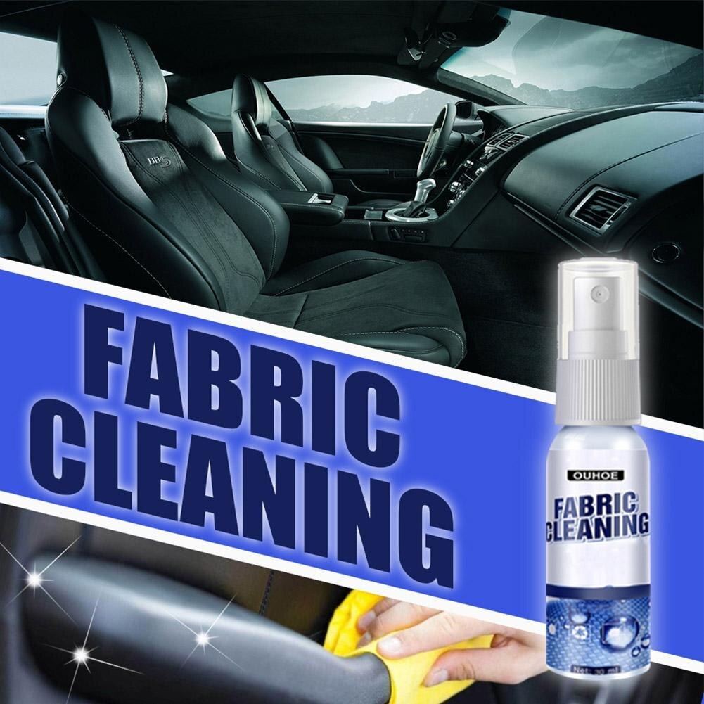 Car Interior Fabric Cleaning Agent 100ml Multi-purpose Cleaning Agent Spray Water-free Cleaning Agent Auto Roof Dash Cleaning