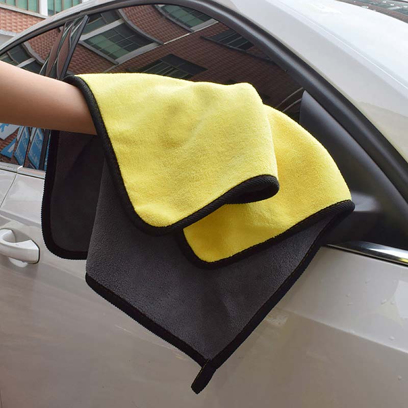 25x25CM Car Washing Cleaning Towels Car Coral Fleece Auto Wiping Rags Efficient Super Absorbent Microfiber Cleaning Cloth Home